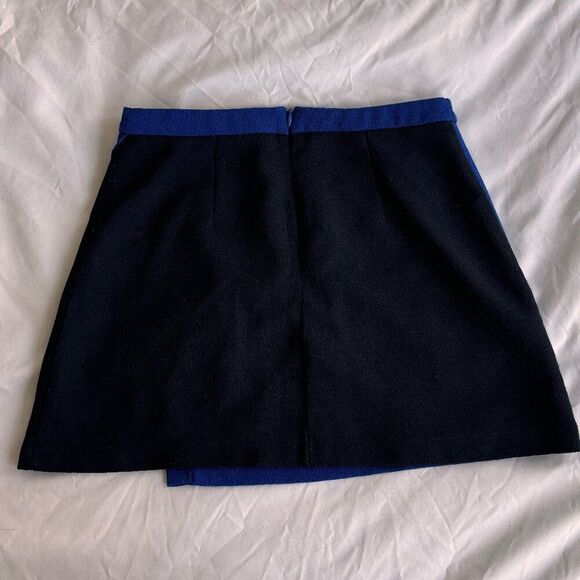 Blue and Black Mini Skirt - Picture 2 of 5